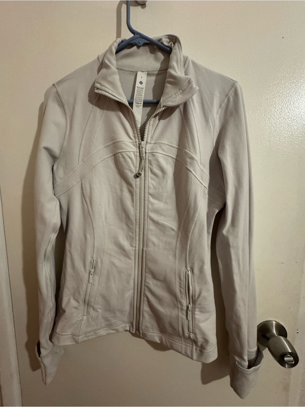 Lululemon Zip-Up Jacket in ivory
